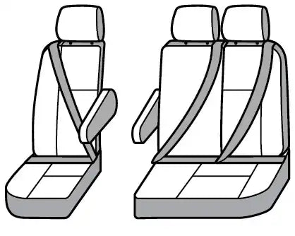 COVERCRAFT SS8479PCCH 2015-18 FORD TRANSIT 3RD OR 4TH ROW
