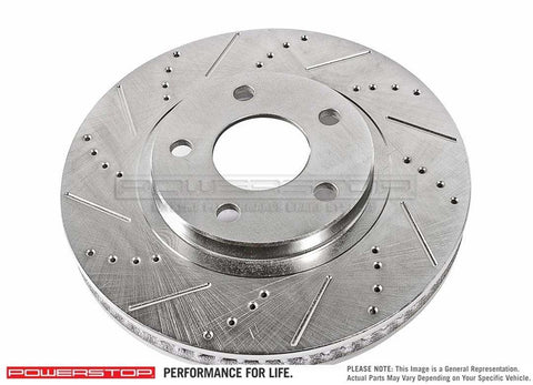 POWERSTOP AR8654XL DRILLED SLOTTED ROTRS