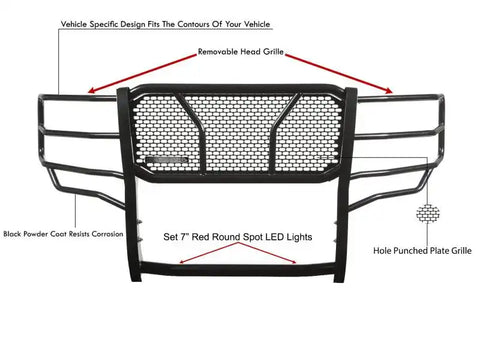 Ranch Hand BSD191BL1 Bumper SUMMIT One Piece Design Direct-Fit Mounting Hardware