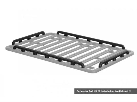 Yakima 8005060 Roof Rack Platform Rails LockNLoad For Yakima T-Slot Platforms Blac