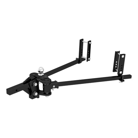 CURT 17501 TruTrack 4P Weight Distribution Hitch with 4x Sway Control, 10-15K