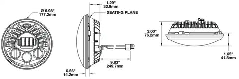 8790A-12V ADAPTIVE HL  BLACK BEZEL