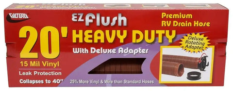 EZ FLUSH HD HOSE 20'W/FIT