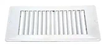 AP Products 013-631 Heating/ Cooling Register 4 Inch Width x 8 Inch Length 5-1/4 In