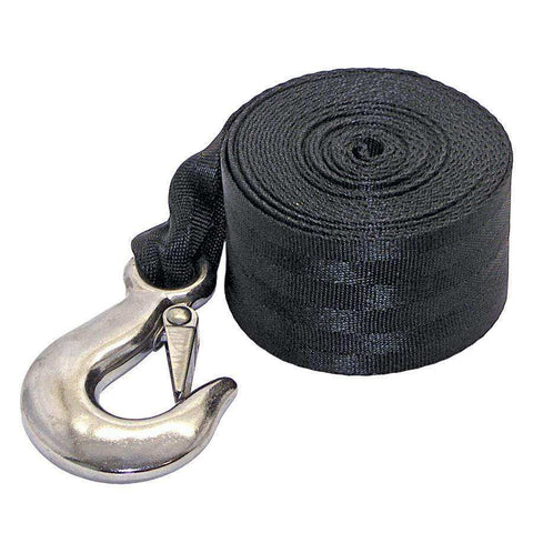 T-H MARINE BE-TR-59818-DP WINCH STRAP & HOOK