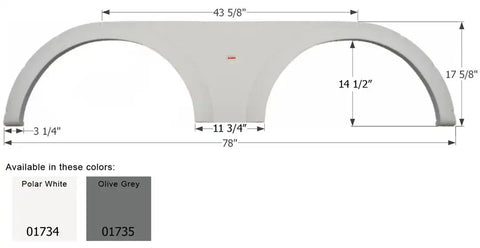 ICON 01735 KEYSTONE FENDER FS1734OG
