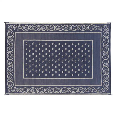 MAT  VINEYARD 6X9 BLUE