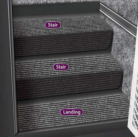 STEP HUGGERS-BLACK GRANIT
