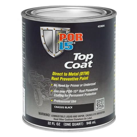 TOP COAT CHASSIS BLACK - QT.