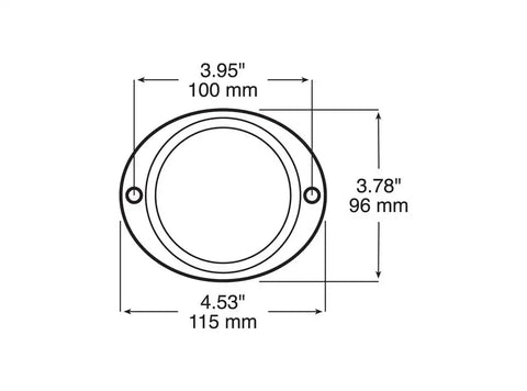 3' ALUM OVAL REFLECTOR RE