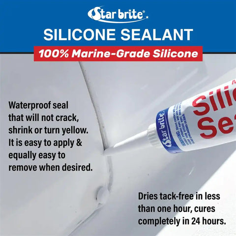 SILICONE SEALANT 2.8OZ WHT - CA