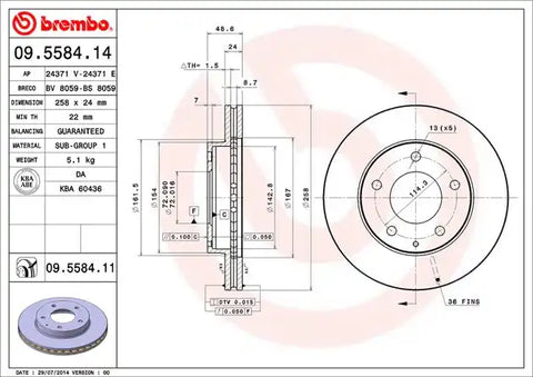 DISC BRAKE ROTOR