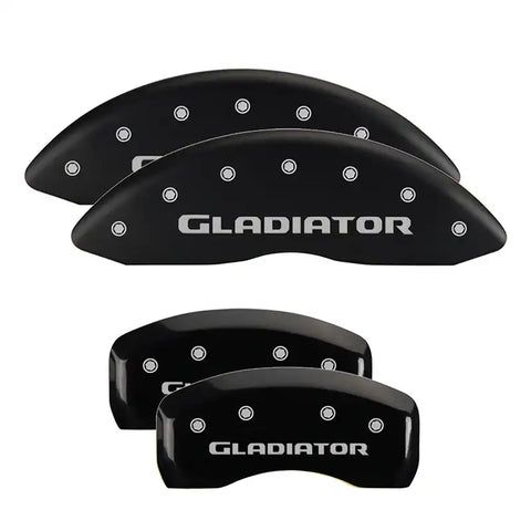 SET OF 4 CALIPER COVERS  ENGRAVED F