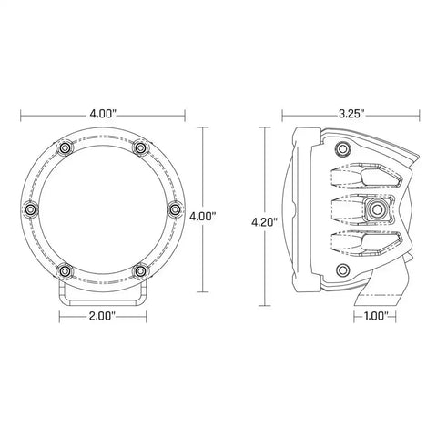RIGID Industries 36120 360-Series PRO SAE Fog White Pair