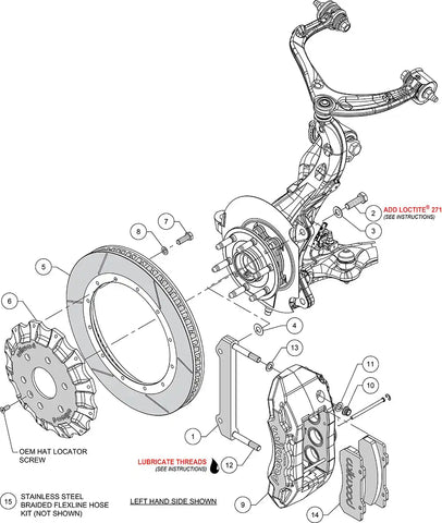 KIT FRONT TX6R GM TRK/SUV 1500 SERI
