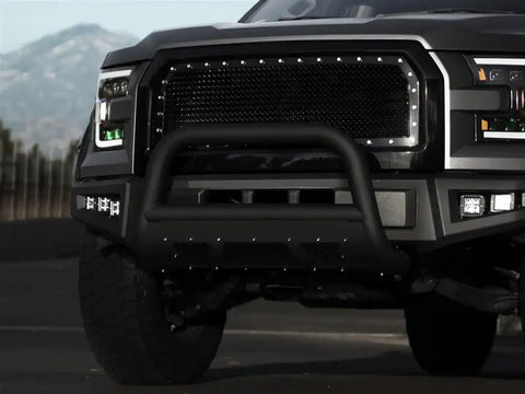 Armordillo USA 7168763 2004-2018 Ford F150 MS Series Matte Black Bull Guard - W/Skid Plate