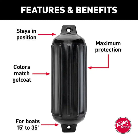 6.5'X22' ONYX BLACK SUPER GARD FEND