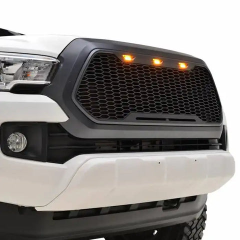 Paramount Automotive 41-0171MB - LED Matte Black Impulse Packaged Grille