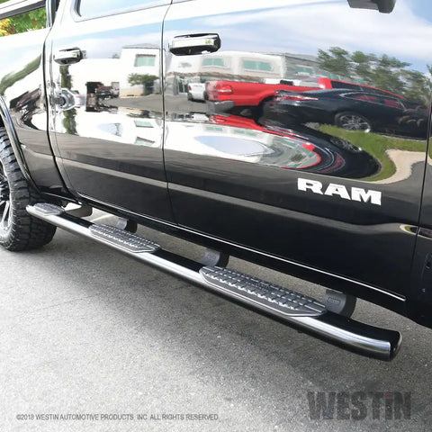 Westin 21-534340 - PRO TRAXX 5 Oval Wheel to Nerf Step Bars Stainless Steel w/Mount Kit Crew Cab
