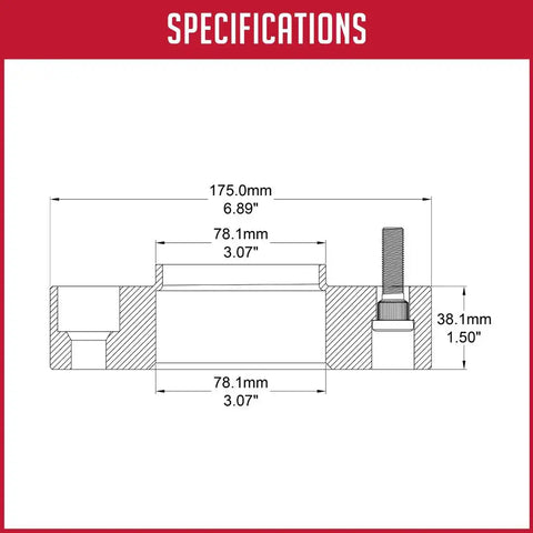 Coyote Wheel Accessories 6550-6550H-C Adapter