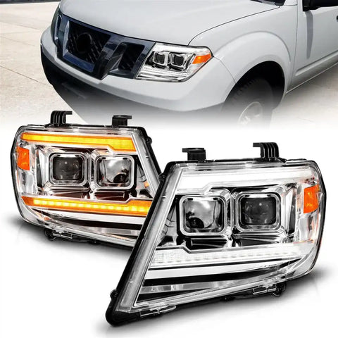 ANZO USA 111598 Headlight Assembly Projector Beam With Plank Style Switchback LED Da