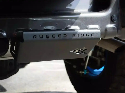 Rugged Ridge 18013.01 Skid Plate Receiver Hitch Powdercoated Black Steel