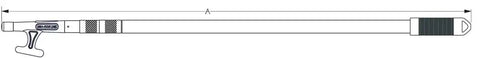 SEA DOG 491013-1 ALUMINUM BOAT HOOK 6'- 1 PIECE