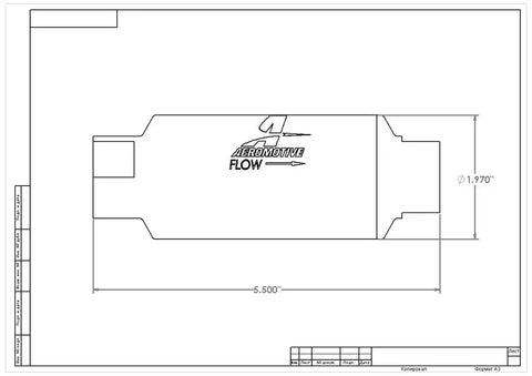 AEROMOTIVE 12321 FILTER IN-LINE AN-10 SIZE