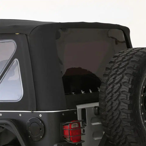 Smittybilt 9974235 - PREMIUM REPL CANVAS TOP 97-06 TJ BLK W/ TINT