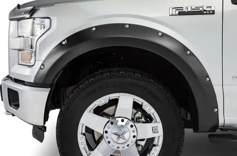Stampede 8435-2 - Ruff Riderz Fender Flare Black Smooth Finish Set of 4