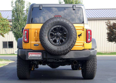 Flowmaster 818144 Exhaust System Kit Outlaw Cat Back System 409 Stainless Steel Wi