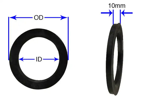 HUB RING | 74MM OD  4 PACK