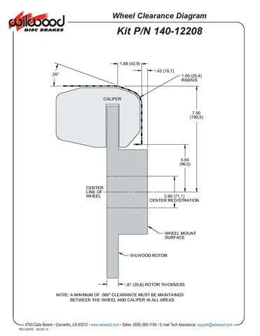 D154 P/S PARK BRAKE KIT