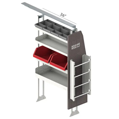 ROLACASE RSMRSEL-FTM130 VAN SHELVING ELECTRICAL BIN PACKAGE