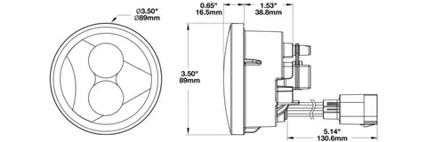 JW SPEAKER 0346493 239 J2 JK FRONT TURN KIT