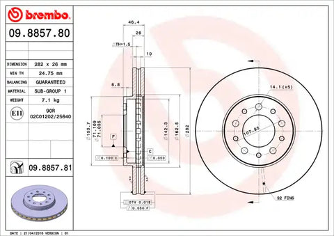DISC BRAKE ROTOR