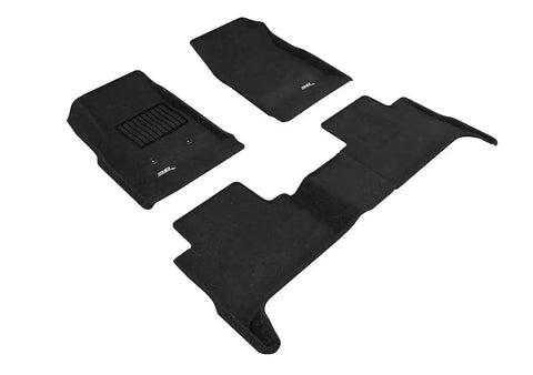 3D MATS/U-AC L1GM01804609 3D ELEGANT FLOOR MAT 2 ROW SET BLCK