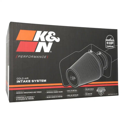 K&N FILTER 63-1590 PERFORMANCE AIR INTAKE SYSTEM