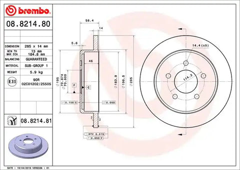 DISC BRAKE ROTOR