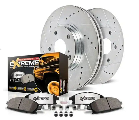 POWERSTOP K6560-36 TRUCK AND TOW BRAKE KIT Front And Rear