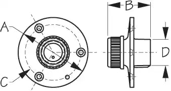 SEA DOG 513120-1 SS WASHDOWN WATER OUTLET