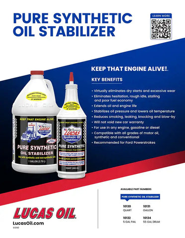 LUCAS OIL 10131 SYNTHETIC HD OIL STABILIZ