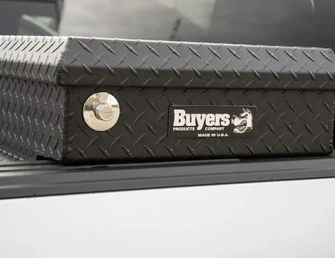 Buyers Products 1729415 Tool Box Crossover Single Lid Powder Coated Diamond Tread