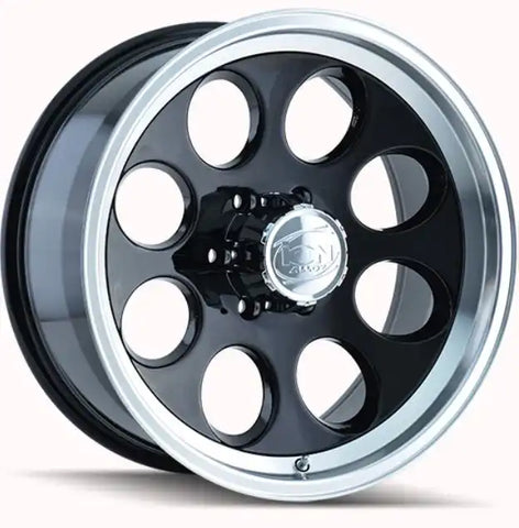 171 (171) BLK/MACHINED LIP 16X8 816