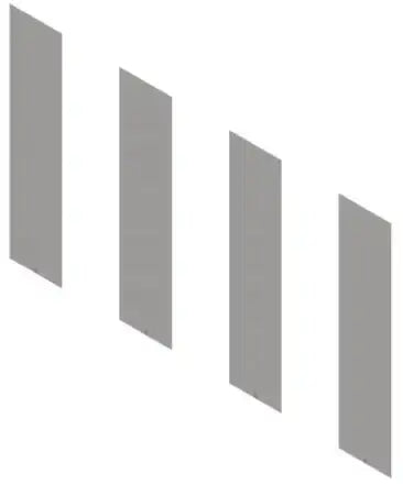 PATIO WALL PANEL KIT  CLEAR  SOR  F