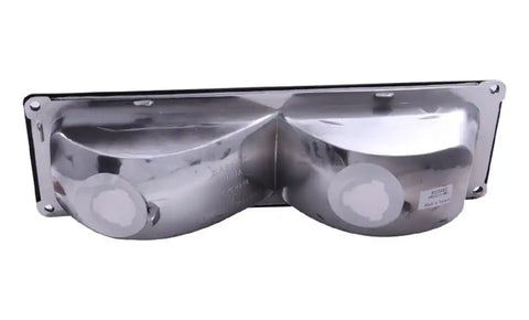 ANZO USA 511032 Parking/ Turn Signal Light Assembly Euro Clear Lens With Amber Refl