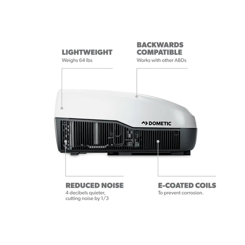 Dometic FJX3573MWHAS FRESHJETX 15K-MECH VAL  WHT