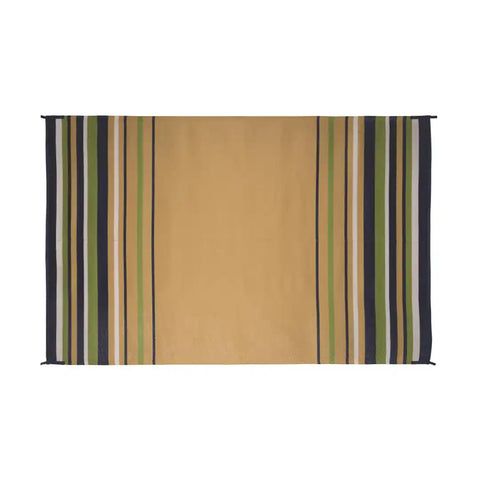 MAT STRIPED 9X12 NAVY/WHT/LIME/BGE