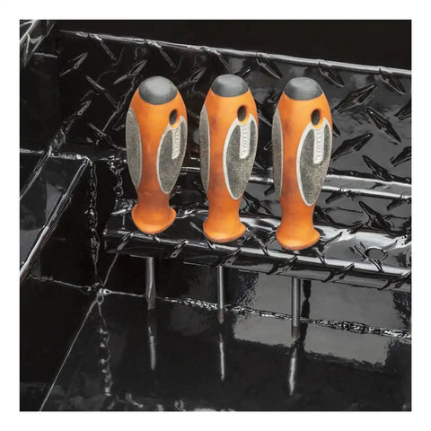 UWS TBS-63-LP-BLK Tool Box Crossover Low Profile Single Lid Diamond Tread Black