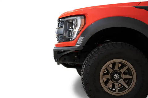Addictive Desert Designs AC2101401NA - Ford Raptor 2022 Up Pro Bolt-On Winch Kit in Hammer Black